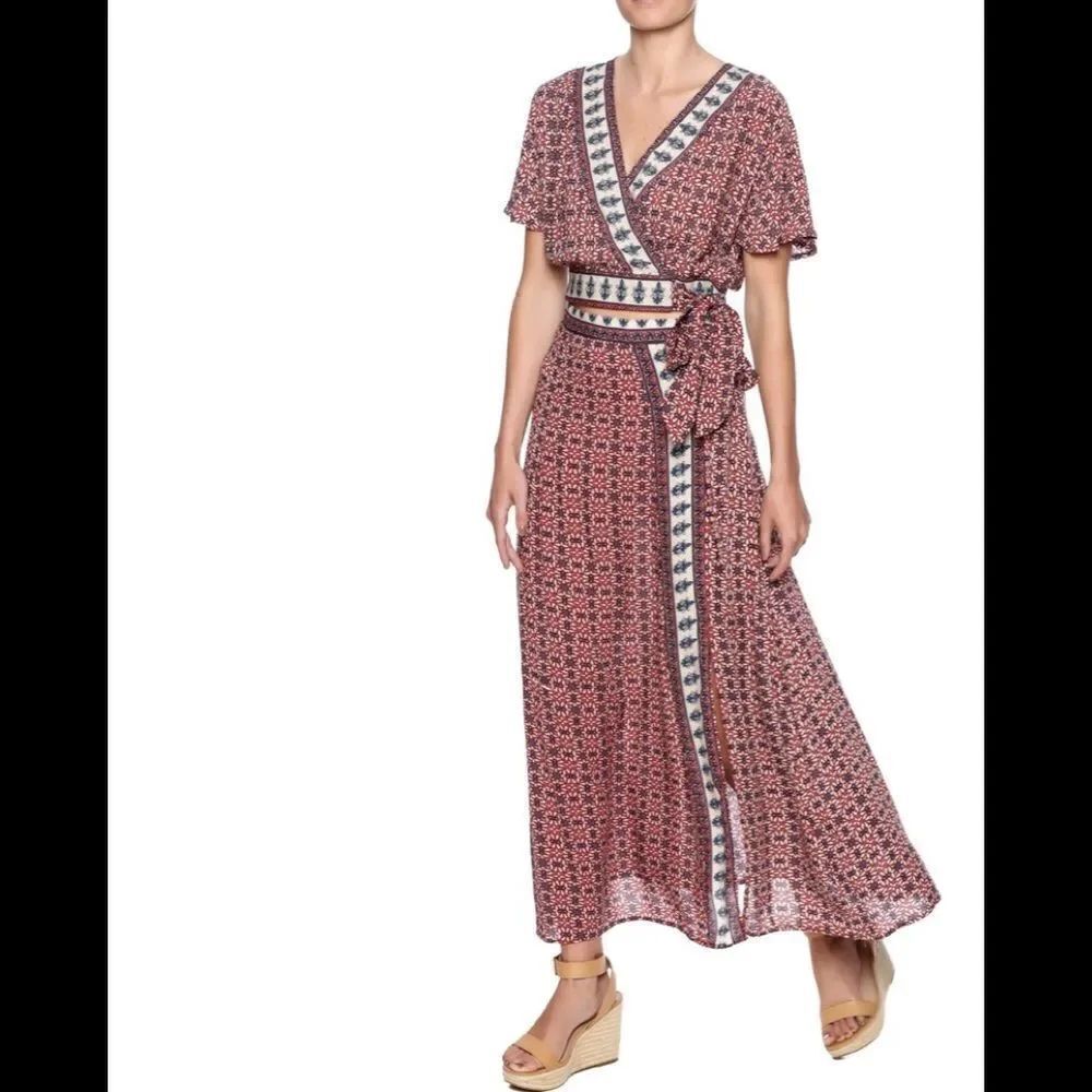 Jealous Tomato by Flying Tomato Red Printed Two Piece Skirt Set S